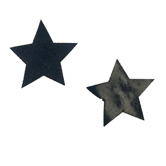 2 Pc. Green Glitter Sparkle Star Patches - Picture 3 of 3